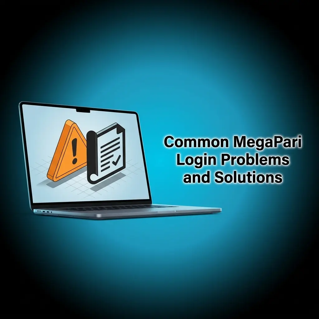 MegaPari login problems and solutions table covering forgotten passwords, locked accounts, and 2FA issues