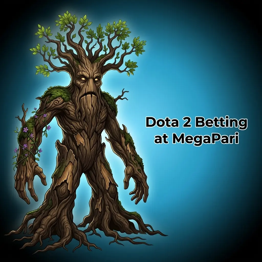 MegaPari Dota 2 betting markets including match winner, first blood, and live odds for top tournaments like The International