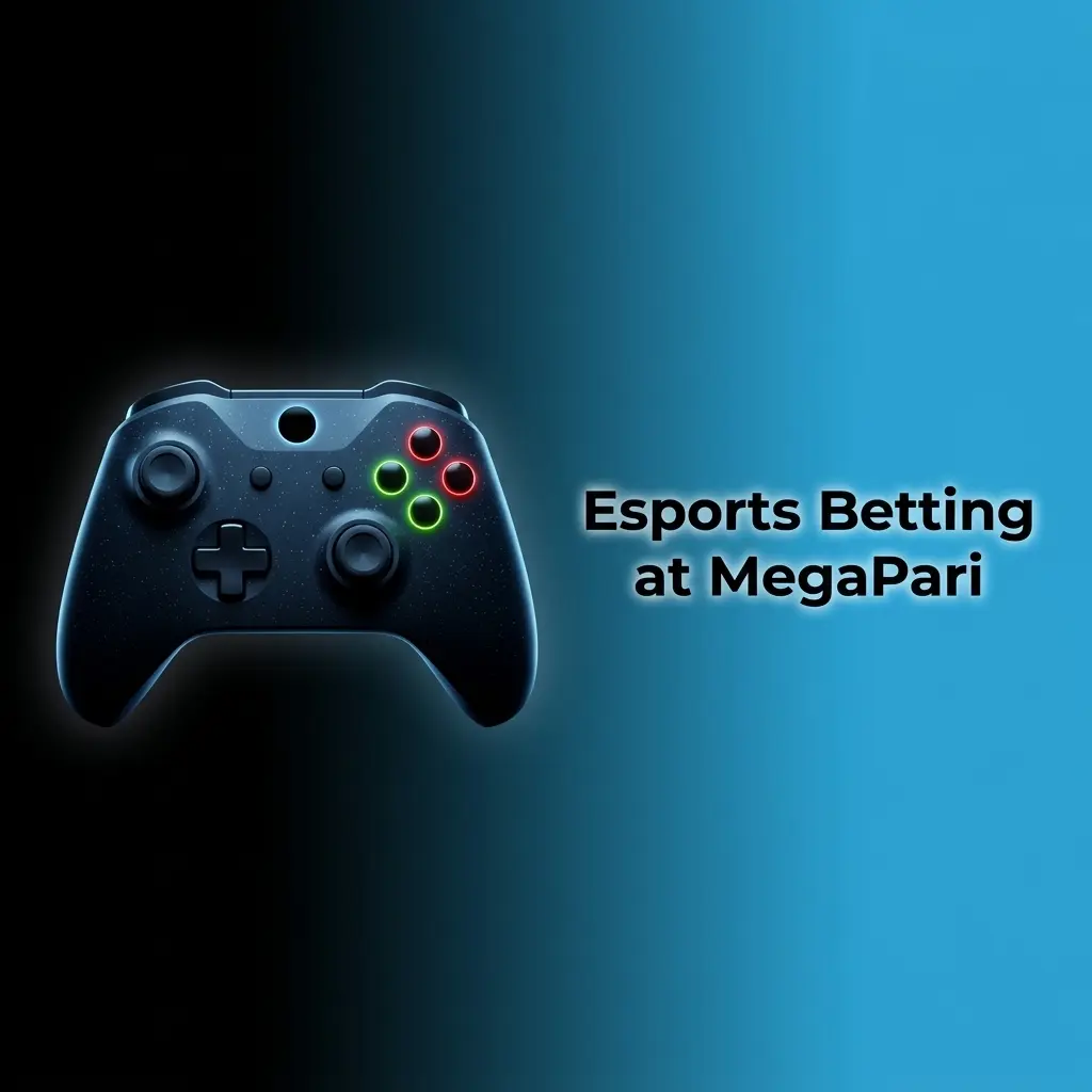 MegaPari esports betting section with live odds, pre-match markets, and international tournament coverage for top gaming titles