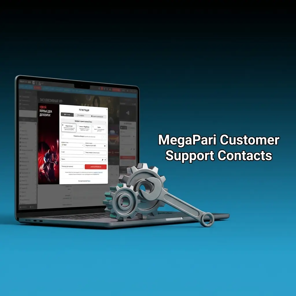MegaPari 24/7 customer support channels including live chat, email, Telegram, and Help Centre for deposit issues