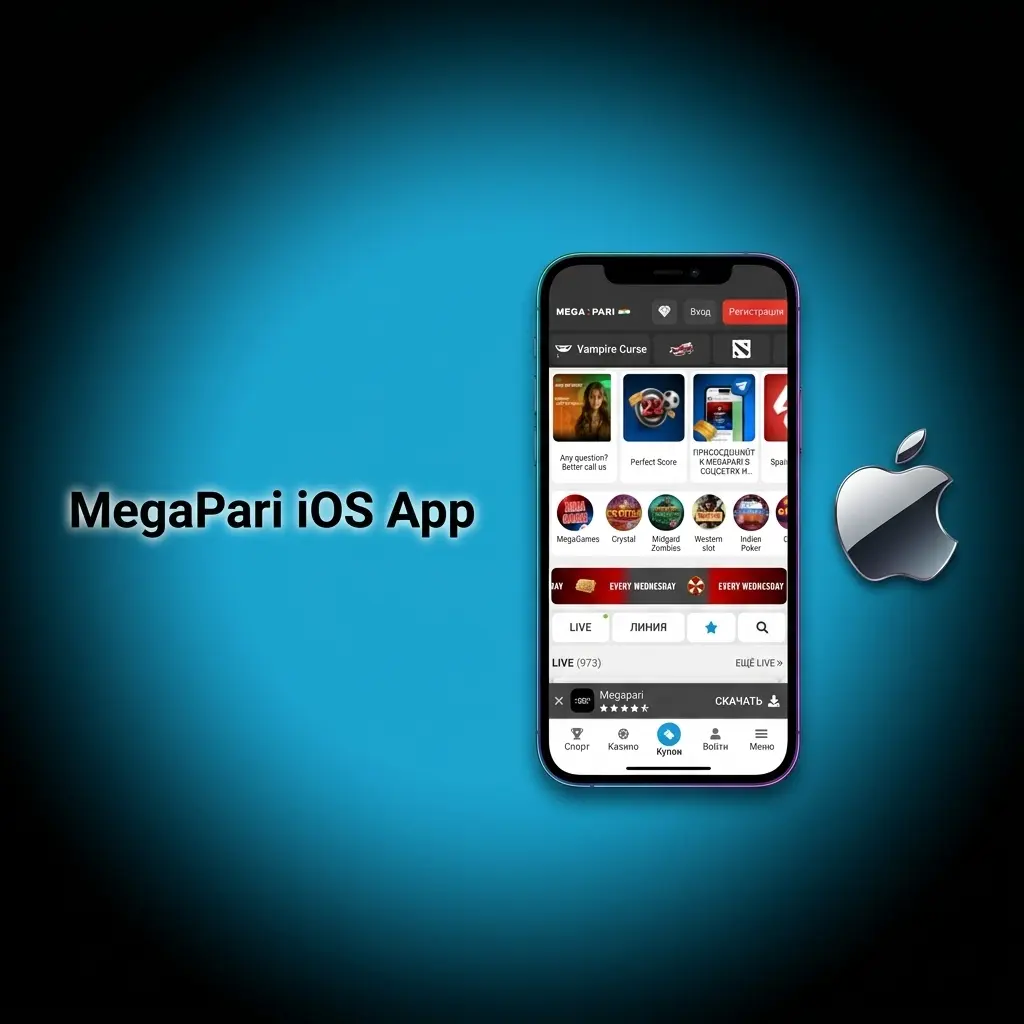 MegaPari iOS app download guide for iPhone, iPad, and iPod touch via Apple App Store, requiring iOS 12.0 or later