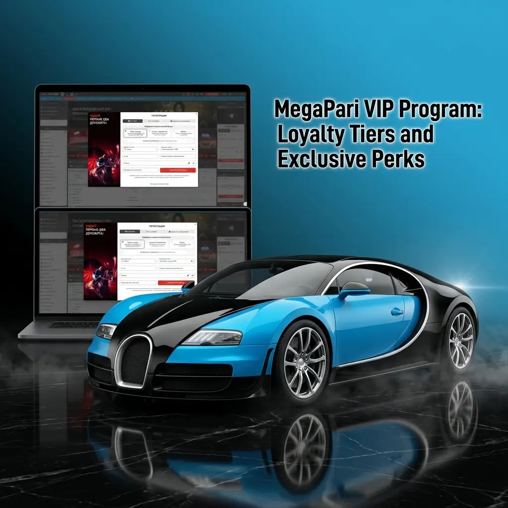 MegaPari VIP loyalty program tiers from Bronze to Diamond with exclusive perks, cashback rewards, and higher withdrawal limits