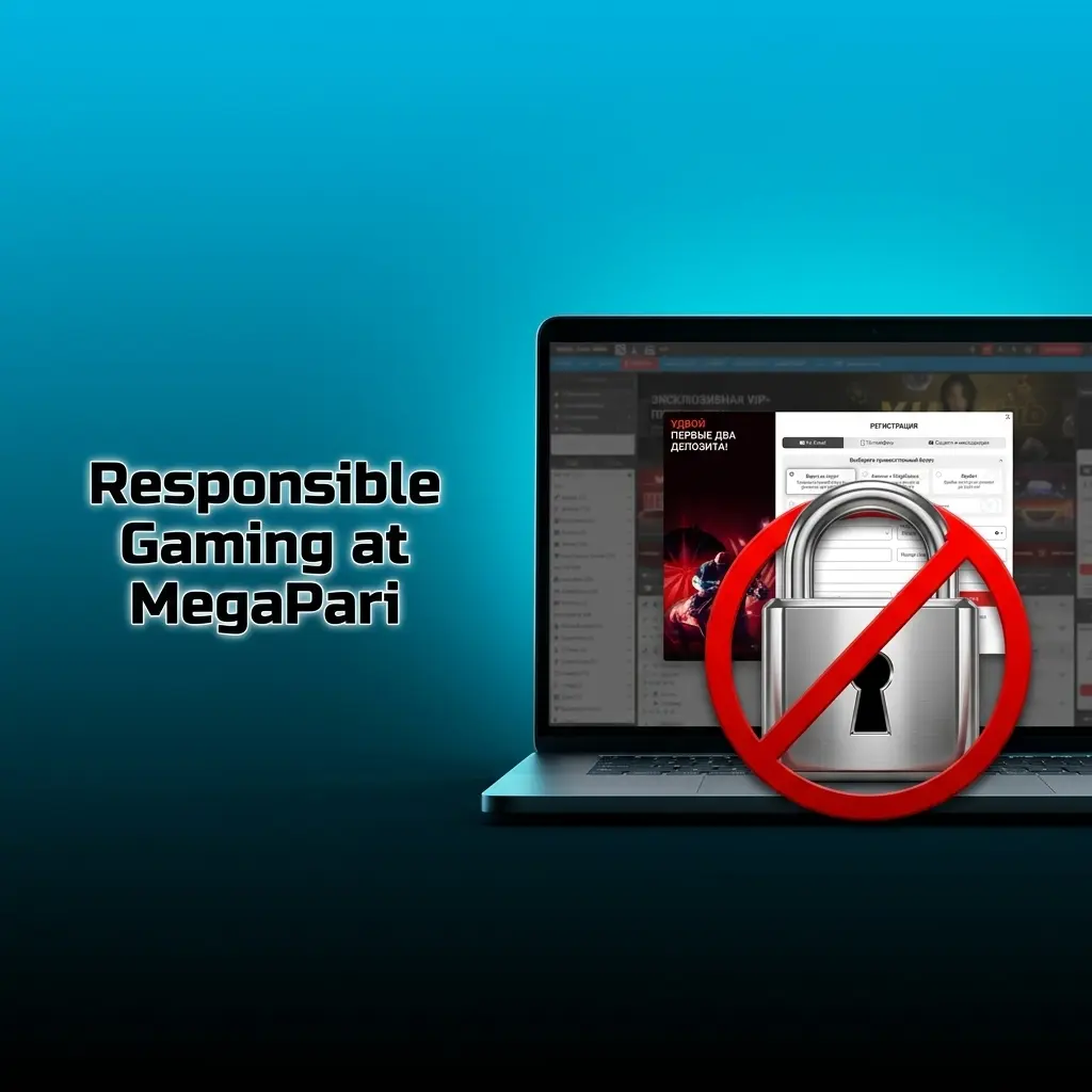 MegaPari responsible gaming tools including deposit limits, self-exclusion, session limits, and age verification for safe play
