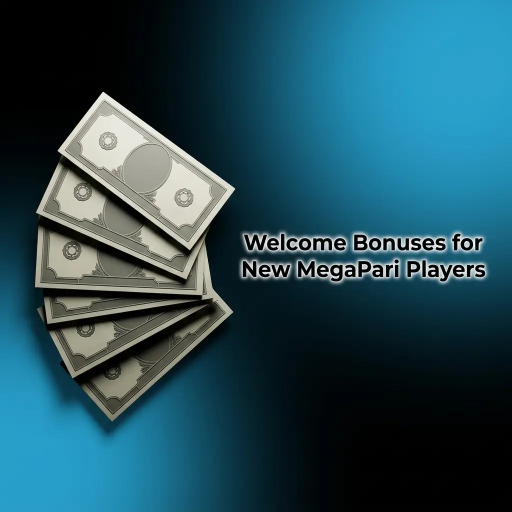MegaPari welcome bonuses for new players covering sports betting and casino offers with first deposit wagering requirements