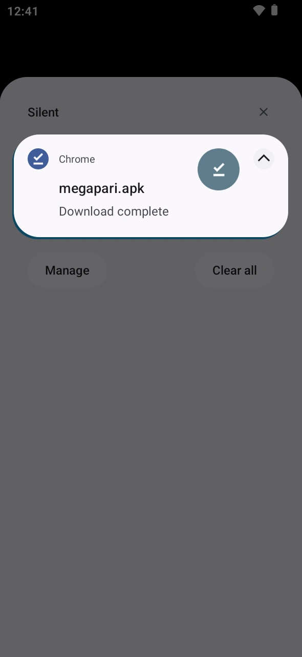 Launch the downloaded Android installer to access the MegaPari Aviator game.